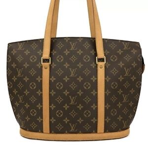 Louis Vuitton Monogram Babylone Shoulder Shoppers Tote Bag